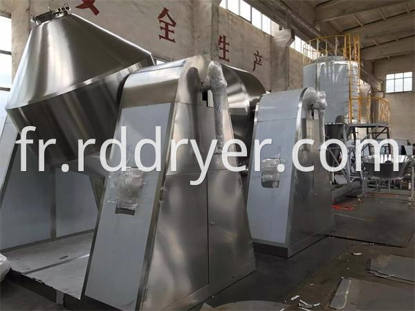 Customer Made Double Cone Drying Machine for Plastic Particles